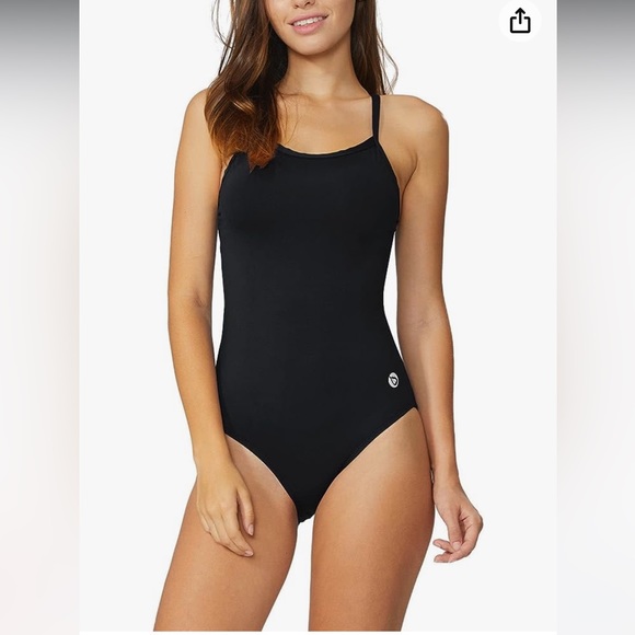 BALEAF Women's Racerback Athletic One Piece Modest Bathing Suit - Picture 1 of 13